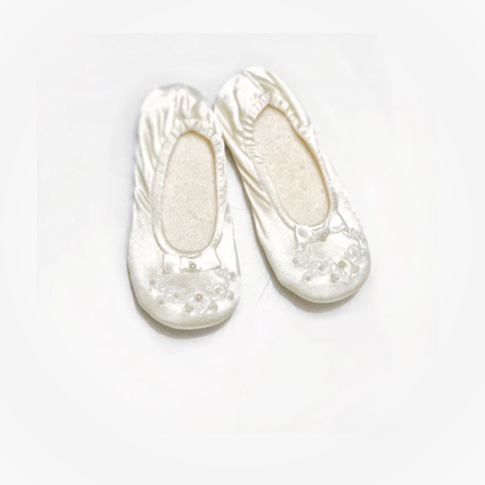 Victoria Lynn Ballerina Slippers Flower Girl Shoes